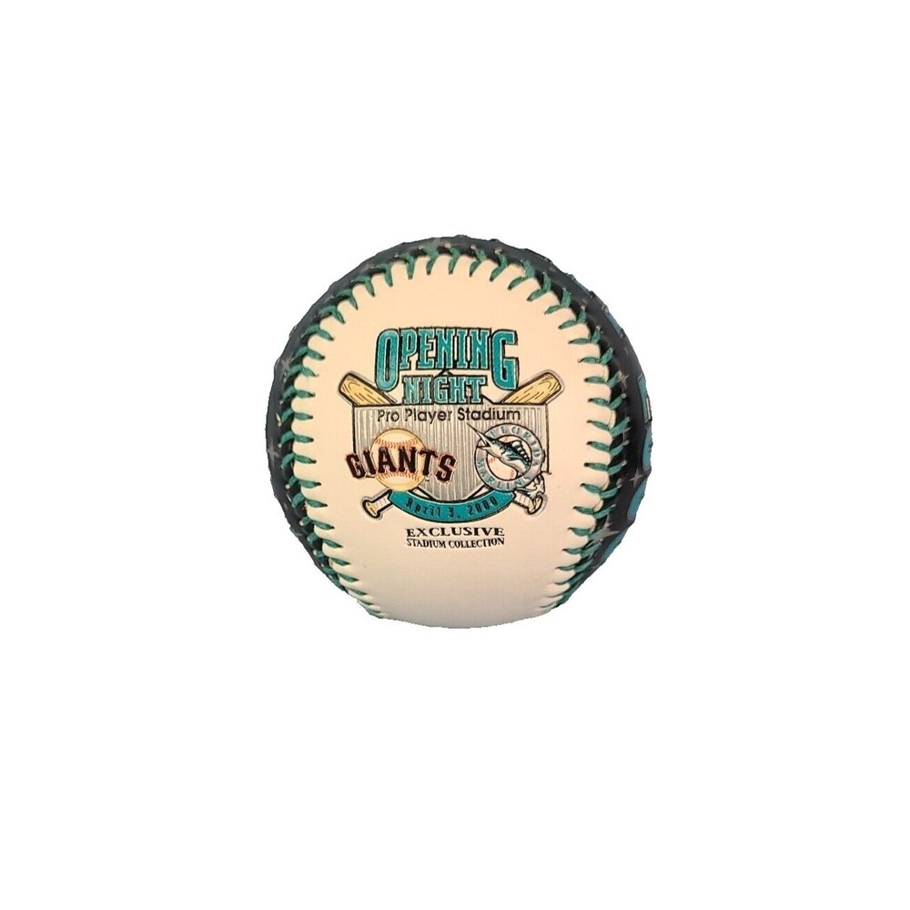 FLORIDA GIANTS EXCLUSIVE Collection BASEBALL Fotoball OPENING NIGHT APRIL 3 2000